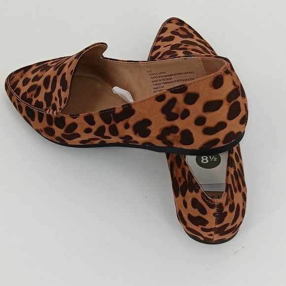 A NEW DAY MICAH LEOPARD POINTY TOE LOAFERS - Picture 6 of 16